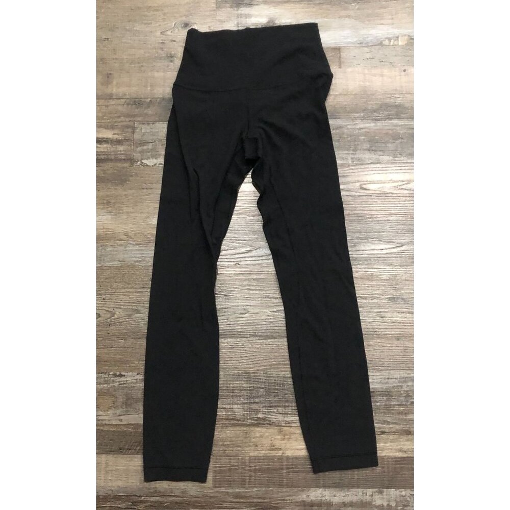 Lululemon Womens Size 2 Black Athletic Leggings 25" Inseam